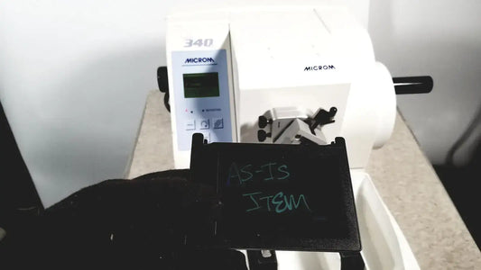Microm HM 340E Electronic Rotary Microtome 41910, 904000 Microtome, as-is (for parts) product photo 2