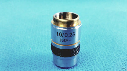 Reuse Medical Equipment Microscope Objective 10/0.25 - 160 Microscope Objective Lens, second-hand product photo 1
