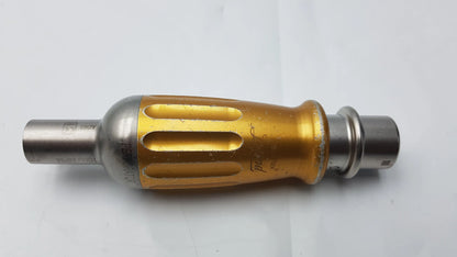 Midas Rex legend 1000 RPM AD03 perforator driver with gold and silver metallic textured tool handle and engraved markings