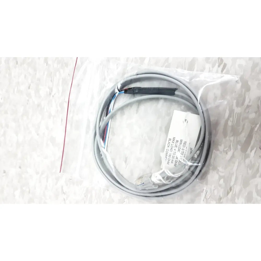Gray coiled cable with black connector and multicolored wires packaged in clear plastic for mie personal dataram PDR-1000AN