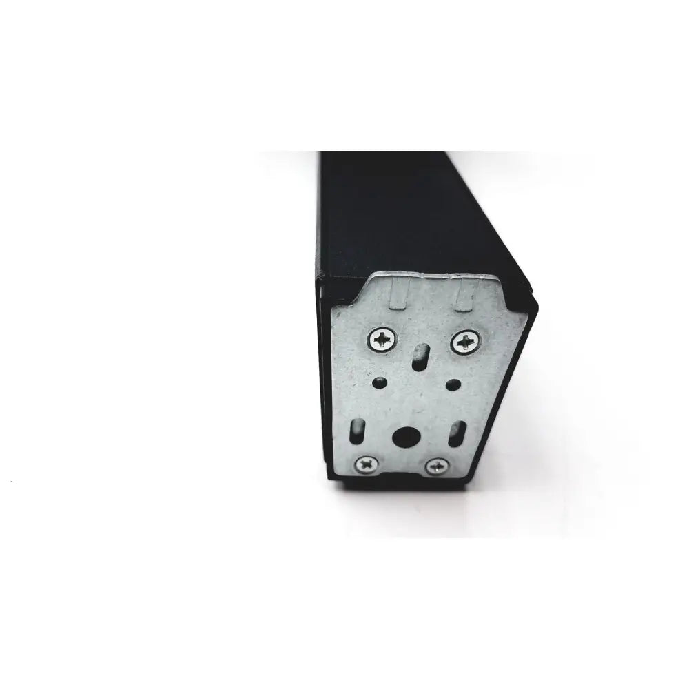 Black rectangular metal bracket with silver mounting plate and four screws for Milky Way CX p24h g4 monitor stand no base