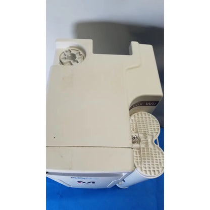 White cylindrical water filter with blue and purple milli-q label for millipore elix essential 5 uv water purification system