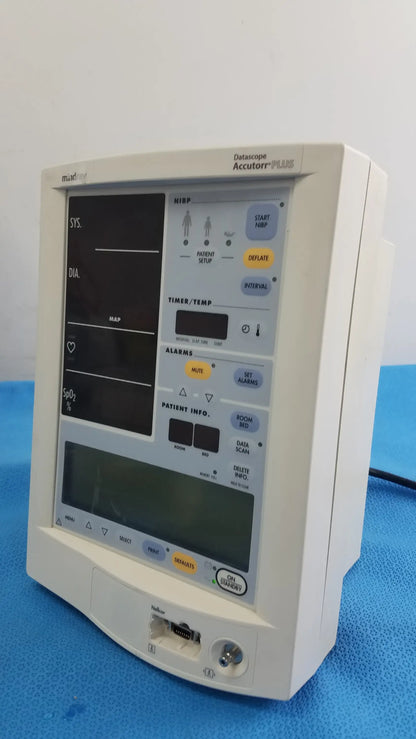 Mindray Datascope Accutorr Plus Vital Signs Monitor Vital Signs Monitor, second-hand product photo 2