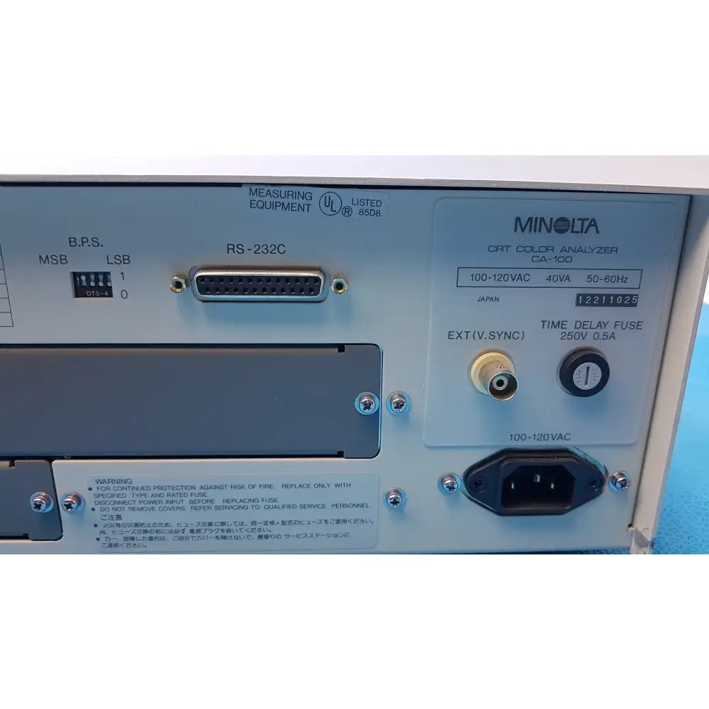 Minolta CA-100 CRT Color Analyzer - CRT Color Analyzer