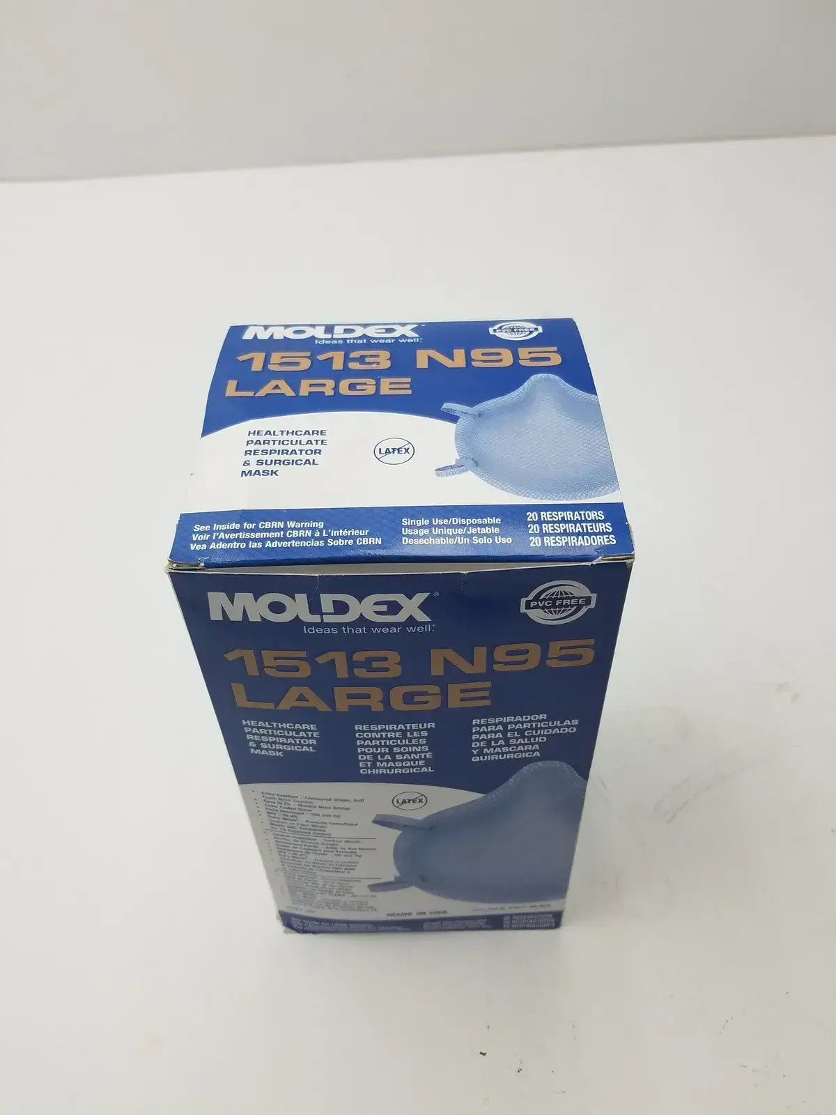 Moldex 1513 N95 Particulate Surgical Masks Large, 20 Per Box N95 Particulate Surgical Mask, new product photo 5