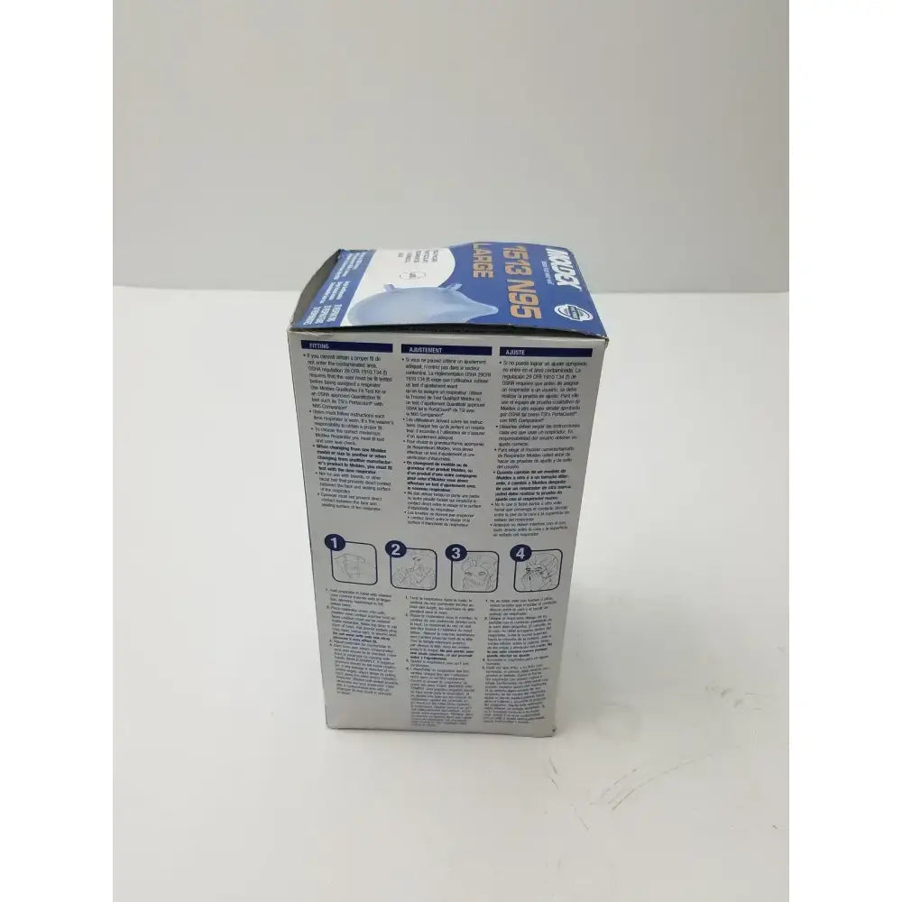 Moldex 1513 N95 Particulate Surgical Masks Large, 20 Per Box N95 Particulate Surgical Mask, new product photo 2