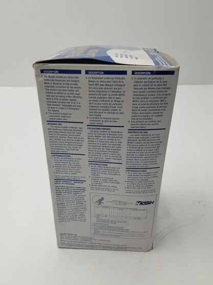 Moldex 1513 N95 Particulate Surgical Masks Large, 20 Per Box N95 Particulate Surgical Mask, second-hand product photo 4