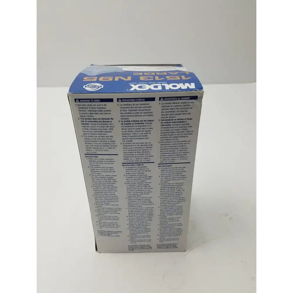 Moldex 1513 N95 Particulate Surgical Masks Large, 20 Per Box N95 Particulate Surgical Mask, new product photo 3