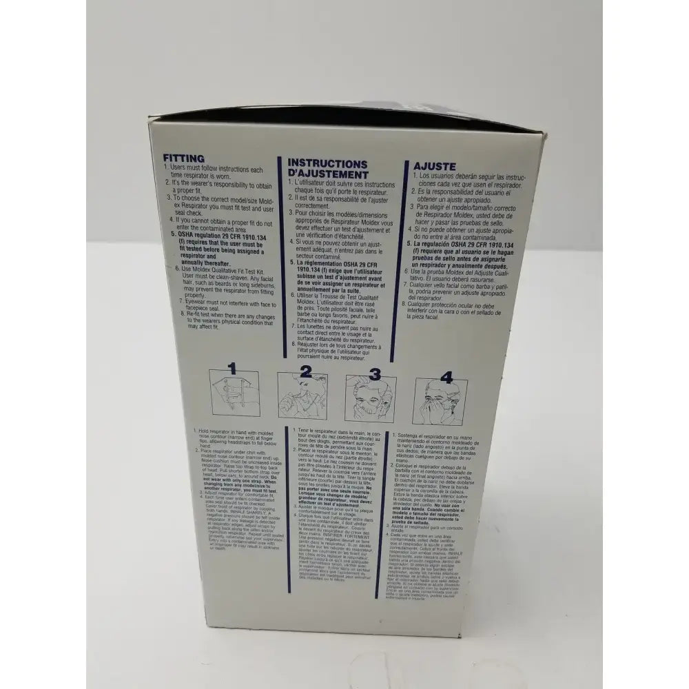 Moldex 2200 N95 Particulate Medium/Large, 20 Masks Per Box Disposable Respirator, new product photo 2