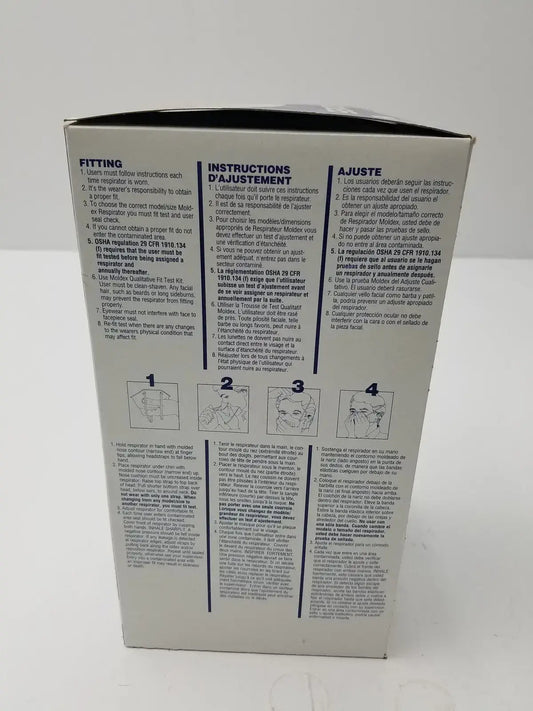 Moldex 2200 N95 Particulate Medium/Large, 20 Masks Per Box Disposable Respirator, new product photo 2