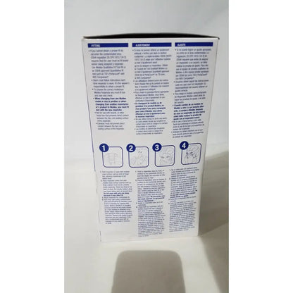 Instruction manual for moldex n95 respirator surgical mask with fitting adjustment steps for high filtration use
