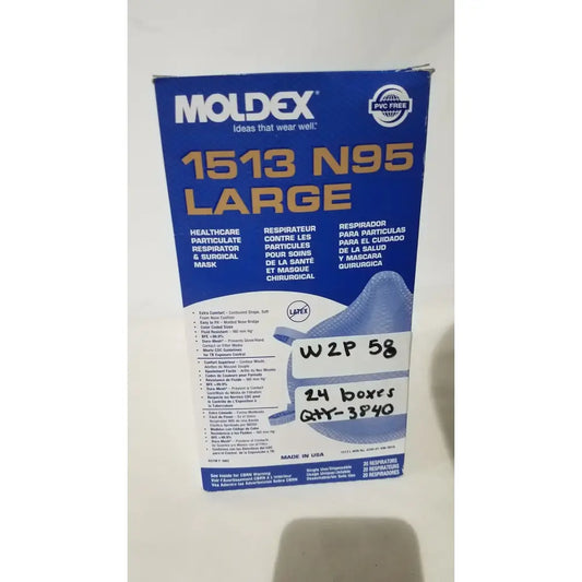 Reuse Medical Moldex N95 Respirator Surgical Mask – High Filtration Respirator Centrifuge Tubes, second-hand product photo 1