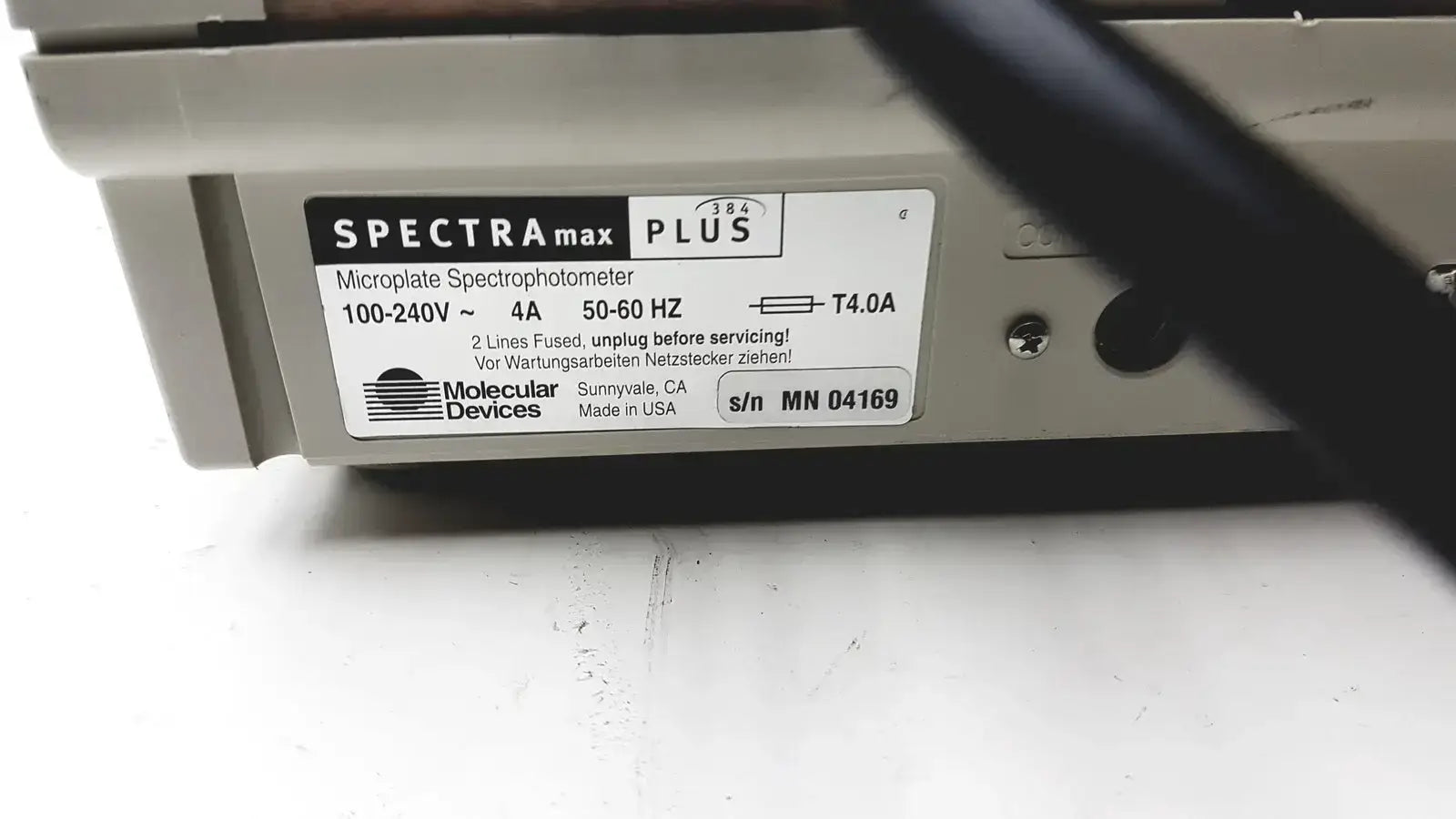 Molecular Devices SpectraMAX Plus 384 Microplate Reader Spectrophotometer Microplate Reader Spectrophotometer, second-hand product photo 5