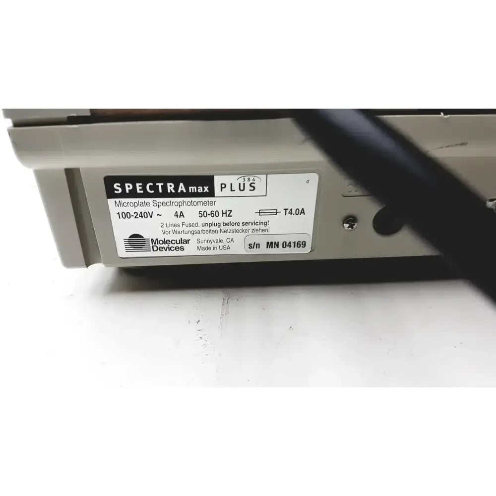 Molecular Devices SpectraMAX Plus 384 Microplate Reader Spectrophotometer Microplate Reader Spectrophotometer, second-hand product photo 5