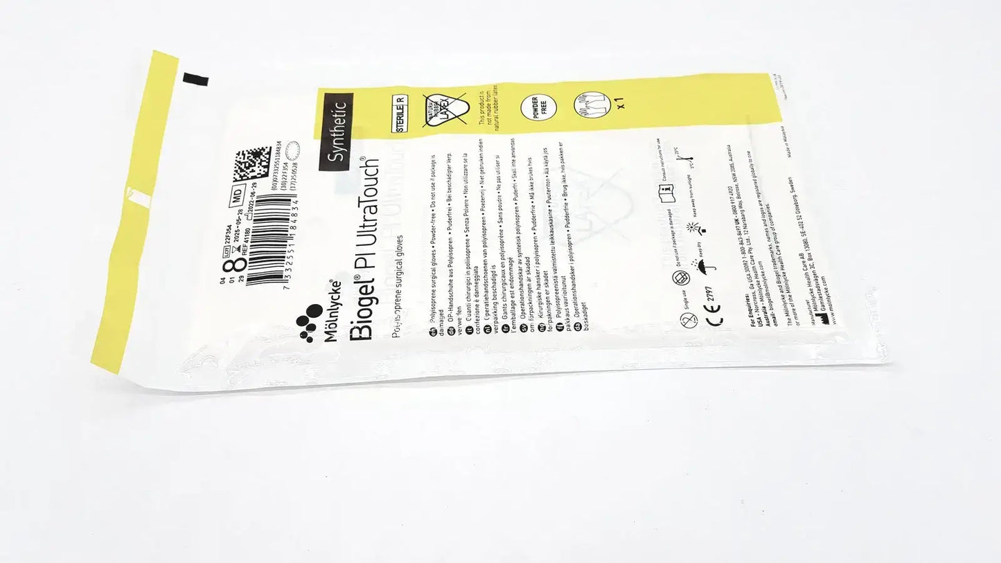 Molnlycke Biogel PI UltraTouch G Size 8 Box/50 EXP 05/2025 REF 71-41180 Surgical Gloves, second-hand product photo 7