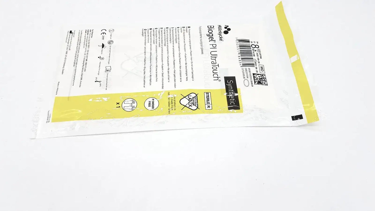 Molnlycke Biogel PI UltraTouch G Size 8 Box/50 EXP 05/2025 REF 71-41180 Surgical Gloves, new product photo 9