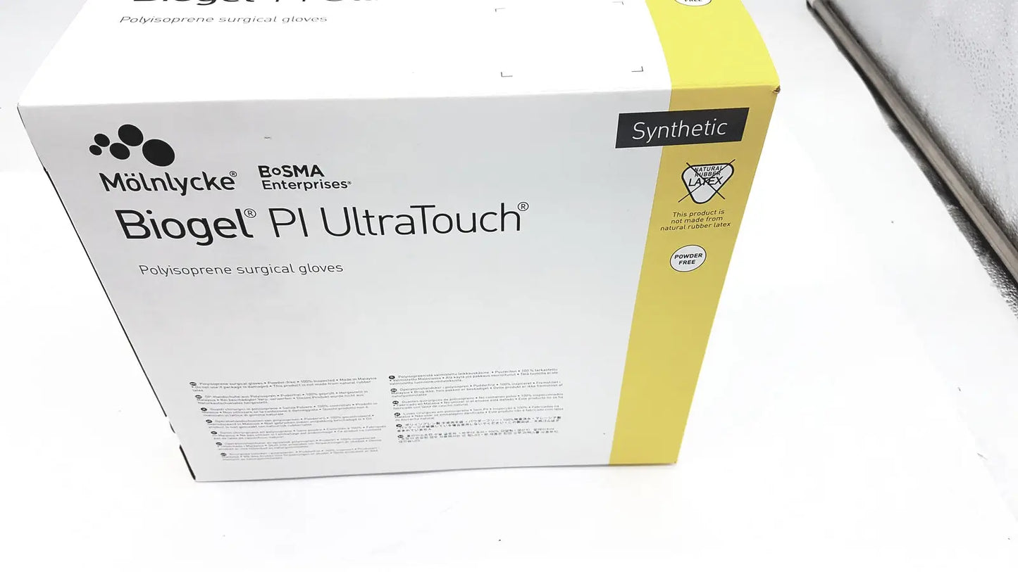 Reuse Medical Molnlycke Biogel PI UltraTouch G Size 8 Box/50 EXP 09/2025 REF 71-41180 Disposable Gloves, second-hand product photo 1