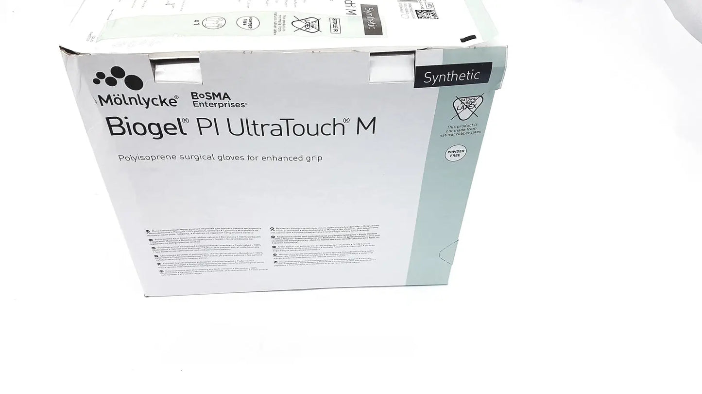 Molnlycke Biogel PI UltraTouch M Ref: 71-ML-42675 Qty 50 Pairs Size 7 1/2 Surgical Gloves, new product photo 5