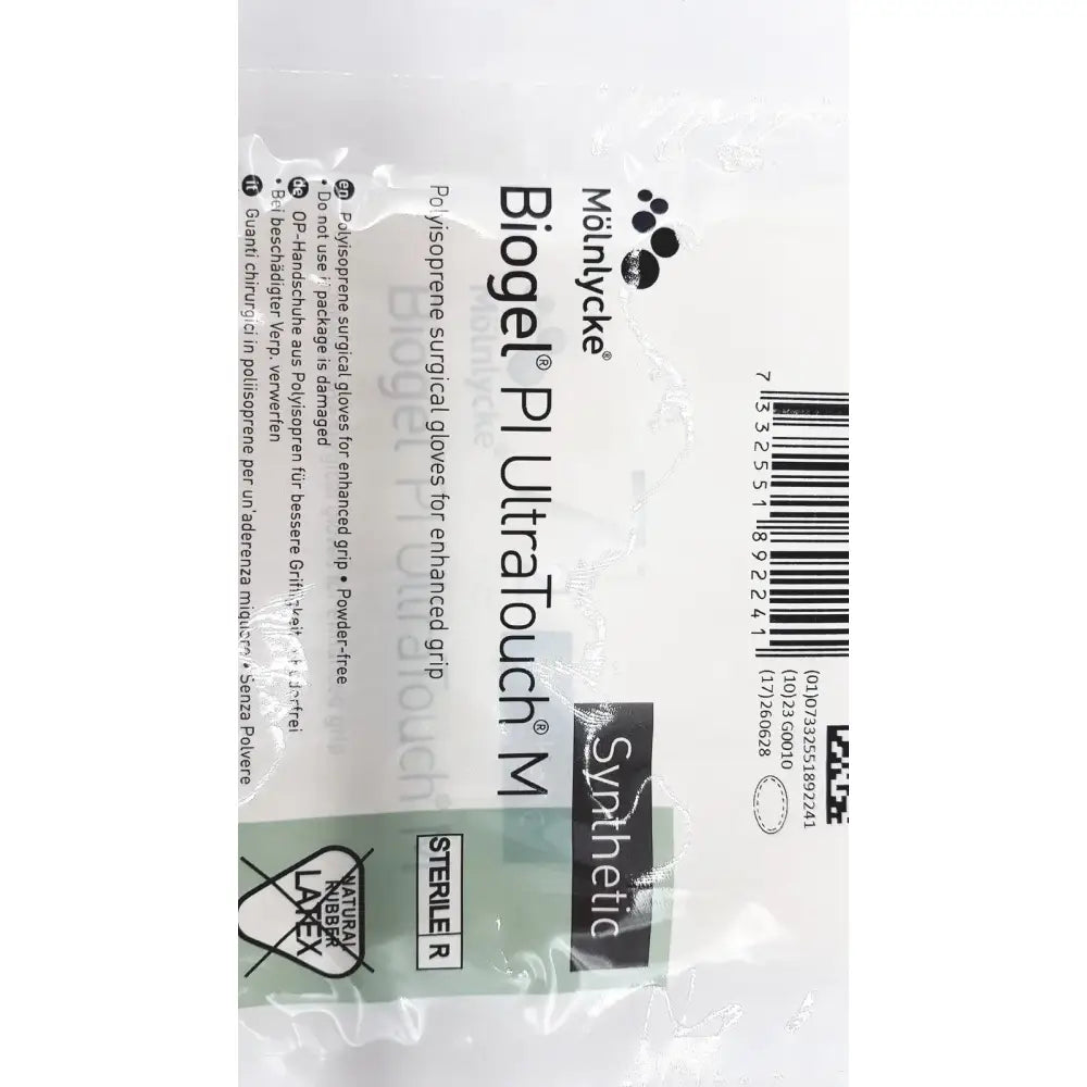 Molnlycke Biogel PI UltraTouch M Ref: 71-ML-42675 Qty 50 Pairs Size 7 1/2 Surgical Gloves, second-hand product photo 18
