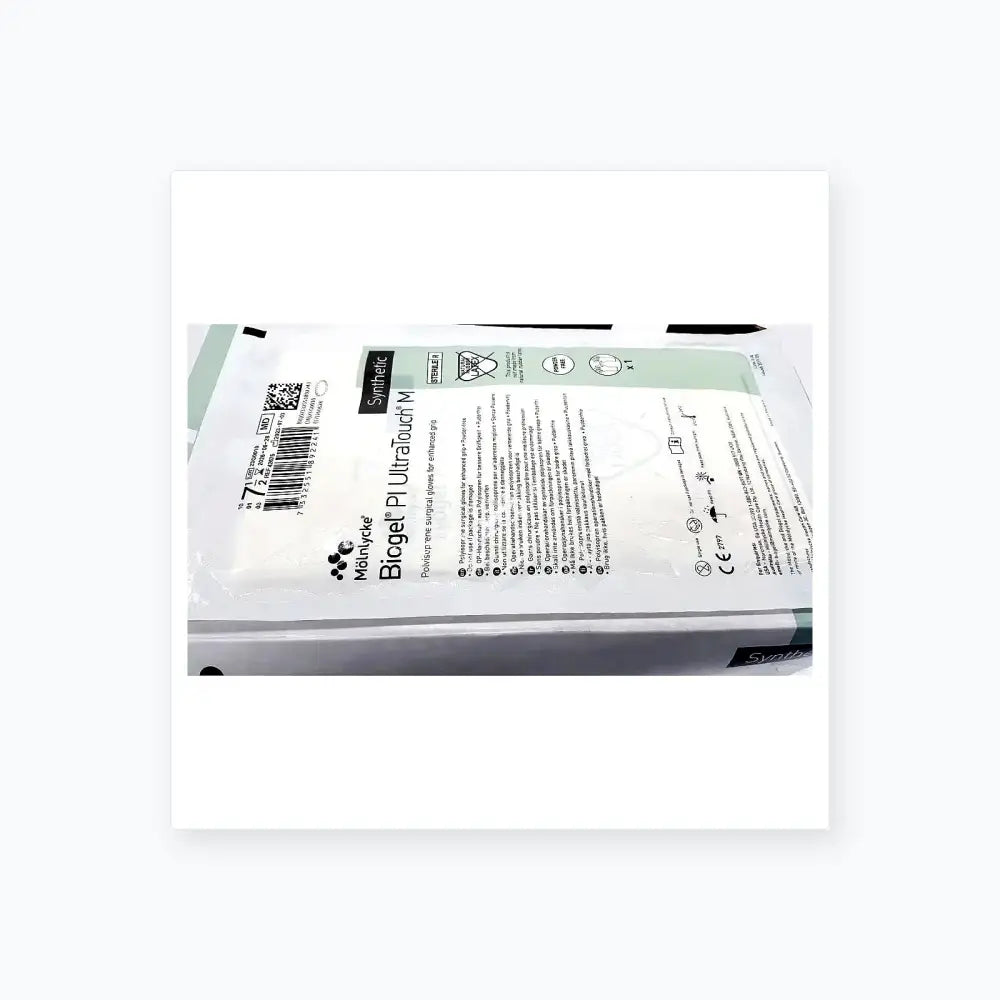 Molnlycke Biogel PI UltraTouch M Ref: 71-ML-42675 Qty 50 Pairs Size 7 1/2 Surgical Gloves, second-hand product photo 3