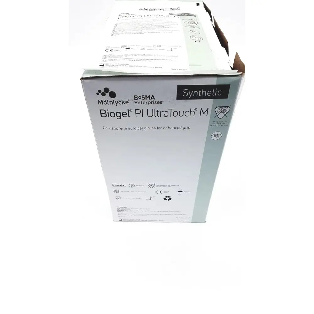 Molnlycke Biogel PI UltraTouch M Ref: 71-ML-42675 Qty 50 Pairs Size 7 1/2 Surgical Gloves, second-hand product photo 6