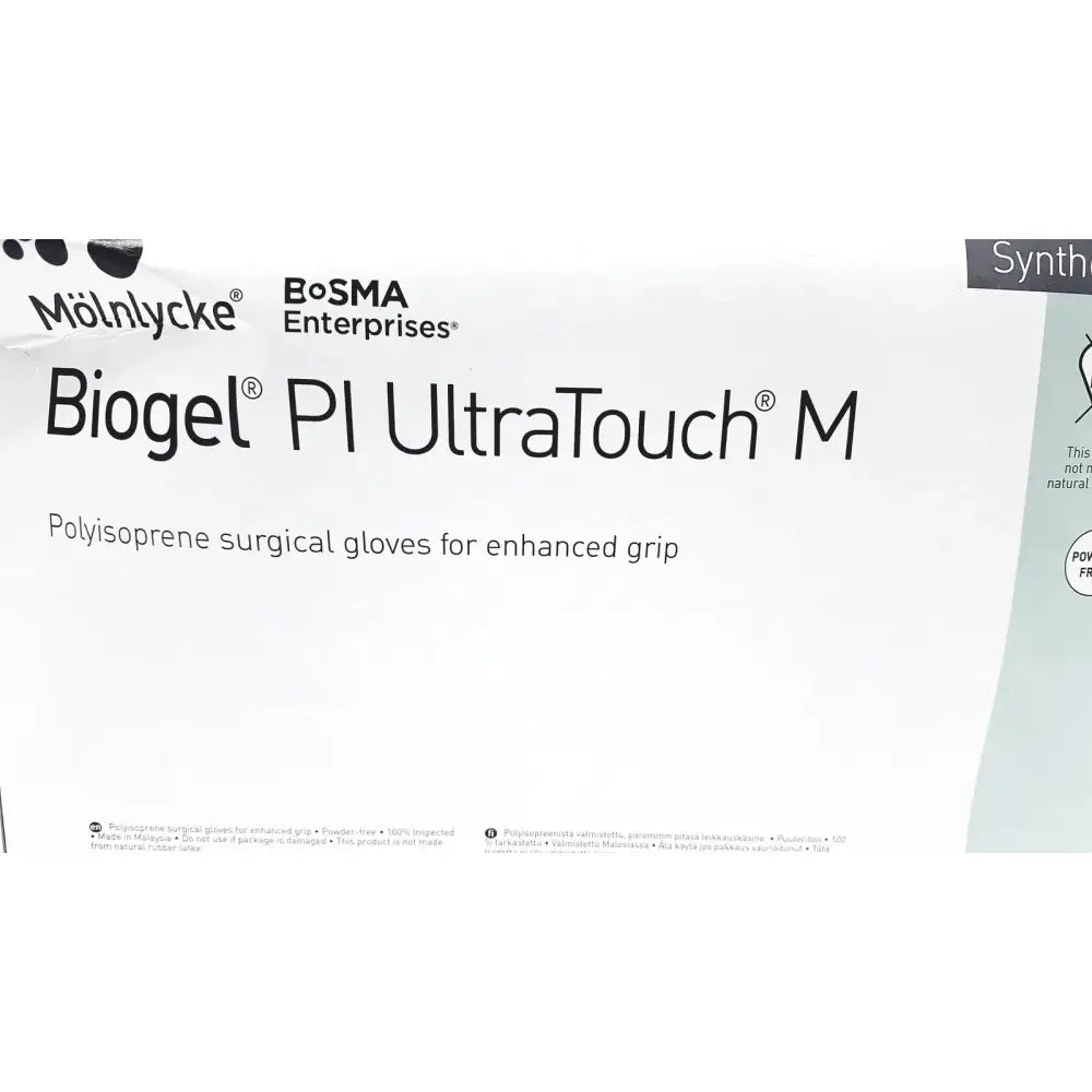 Molnlycke Biogel PI UltraTouch M Ref: 71-ML-42675 Qty 50 Pairs Size 7 1/2 Surgical Gloves, second-hand product photo 1
