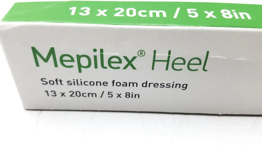 Molnlycke Mepilex 288100 Heel Foam Dressing, 1 Box Of 5 Piece Foam Dressing, second-hand product photo 2