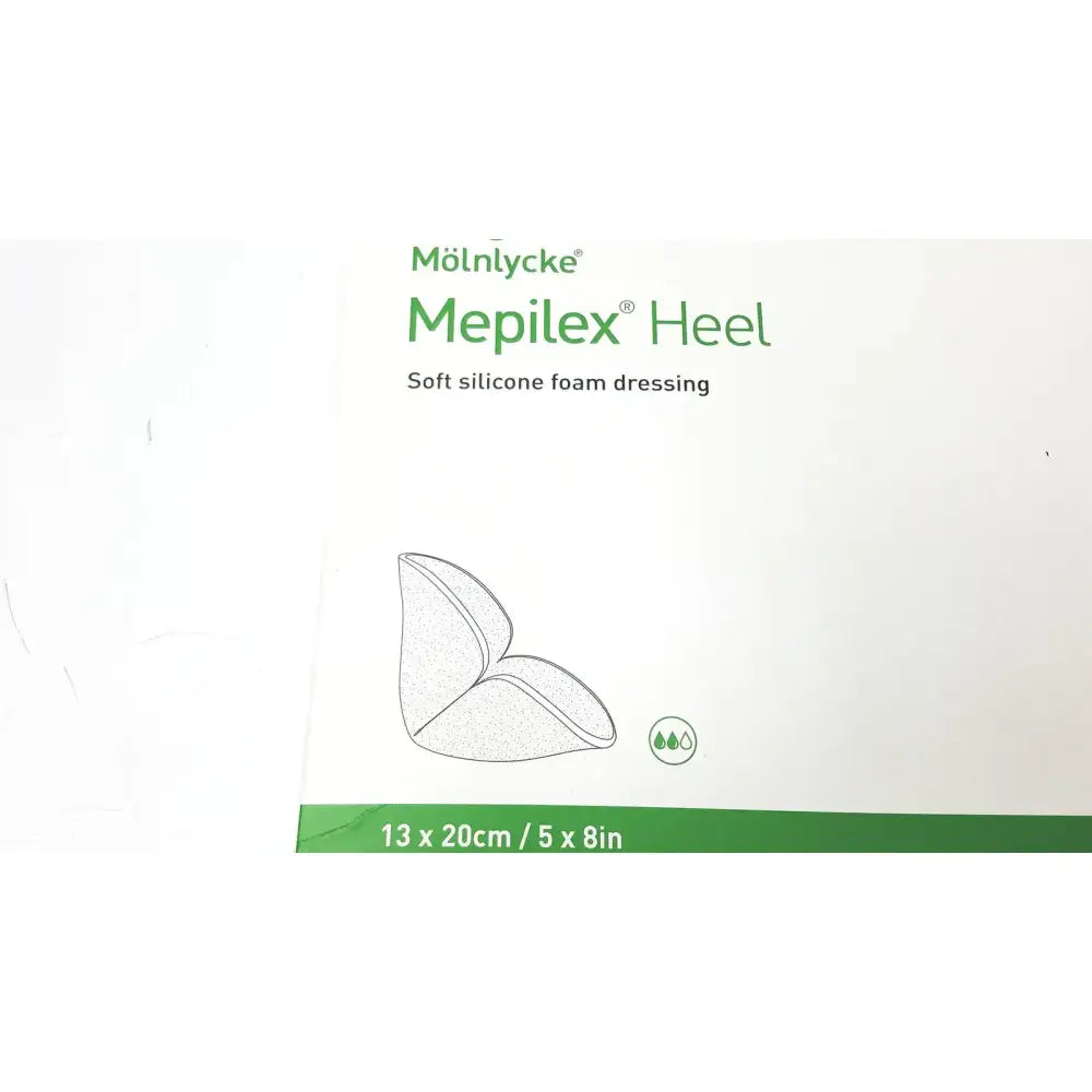 Molnlycke Mepilex 288100 Heel Foam Dressing, 1 Box Of 5 Piece Foam Dressing, second-hand product photo 3