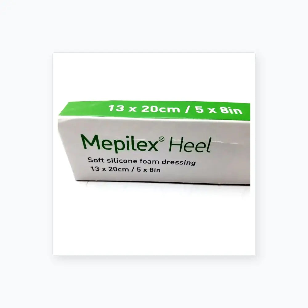 Molnlycke Mepilex 288100 Heel Foam Dressing, 1 Box Of 5 Piece Foam Dressing, second-hand product photo 2