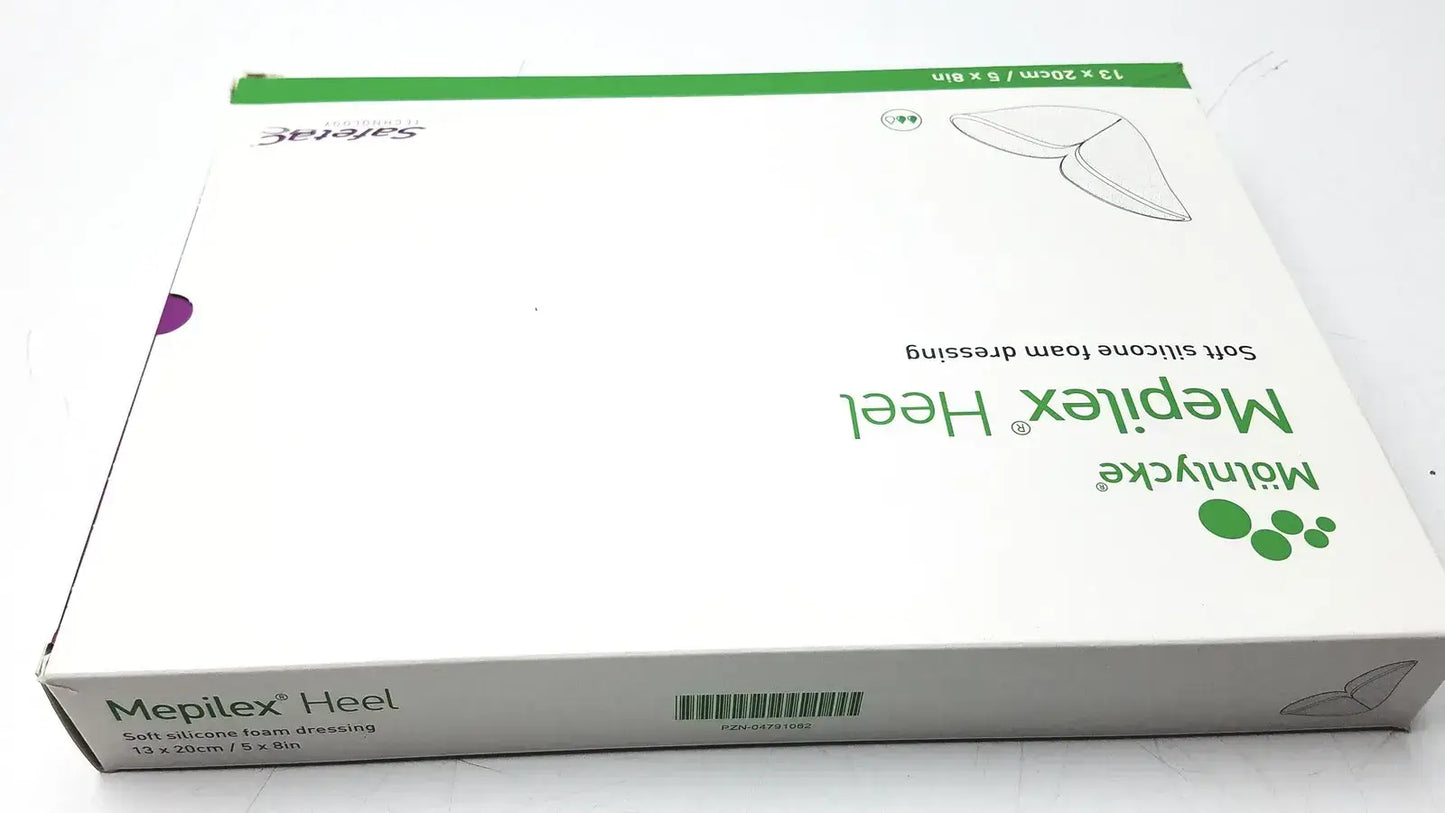 Molnlycke Mepilex 288100 Heel Foam Dressing, 1 Box Of 5 Piece Foam Dressing, new product photo 5
