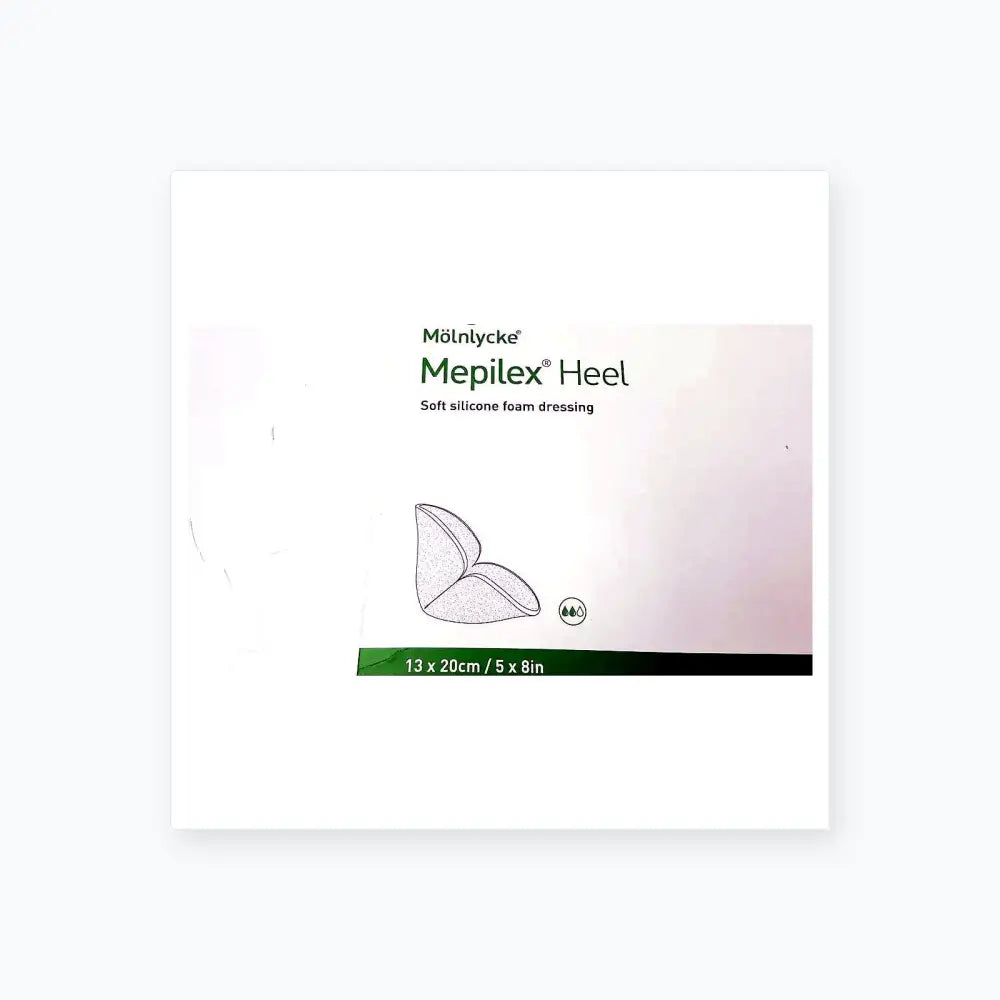 Molnlycke Mepilex 288100 Heel Foam Dressing, 1 Box Of 5 Piece Foam Dressing, second-hand product photo 3