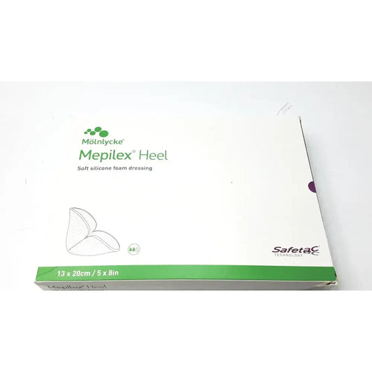 Molnlycke Mepilex 288100 Heel Foam Dressing, 1 Box Of 5 Piece Foam Dressing, second-hand product photo 1