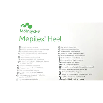 Molnlycke Mepilex 288100 Heel Foam Dressing, 1 Box Of 5 Piece Foam Dressing, second-hand product photo 10