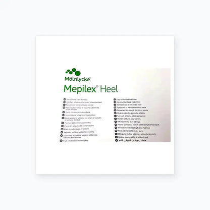 Molnlycke Mepilex 288100 Heel Foam Dressing, 1 Box Of 5 Piece Foam Dressing, second-hand product photo 10