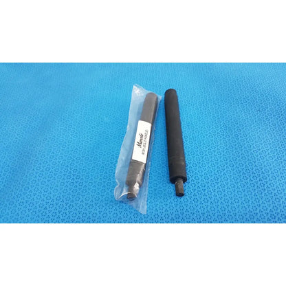 Black monode 1sh solid cylindrical push rod handle made of durable metal for marking tools, one packaged in clear plastic