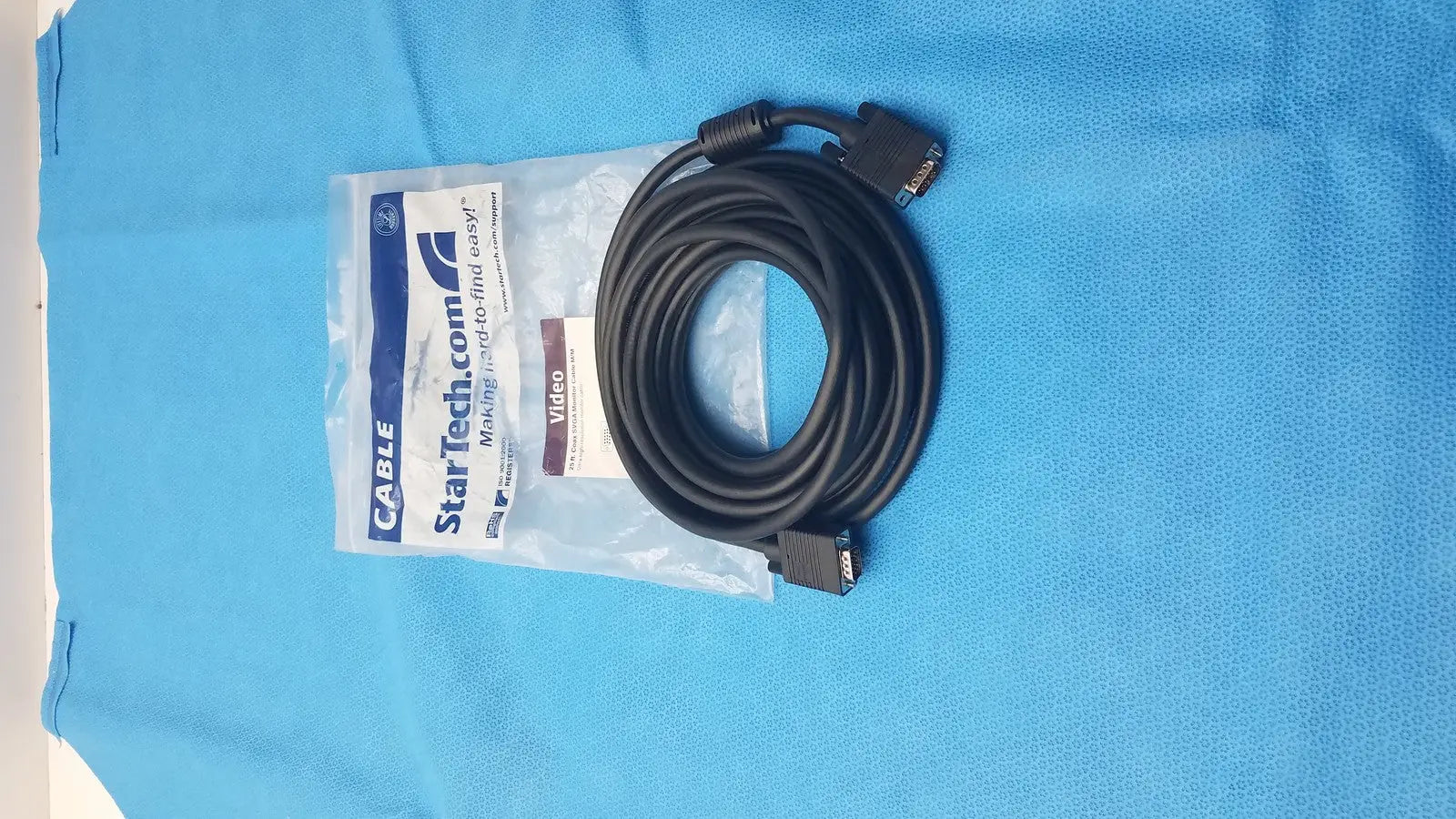 StarTech. Monoprice SVGA Monitor Cable AWM 20276 30V Low Voltage – E323003-C SVGA Monitor Cable, second-hand product photo 1