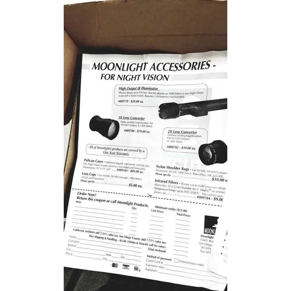 Moonlight Night Vision Binoculars 6H 4X48 Night Vision Binoculars, second-hand product photo 4