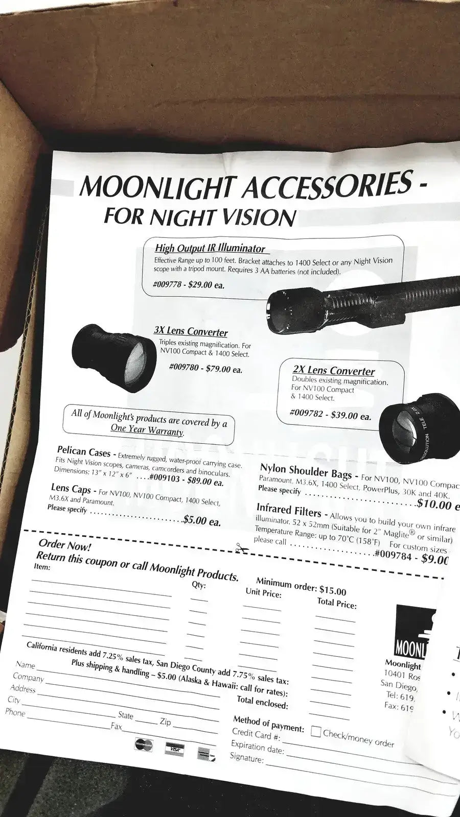 Moonlight Night Vision Binoculars 6H 4X48 Night Vision Binoculars, second-hand product photo 4