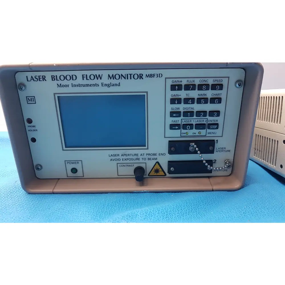 Moor Instruments MBF3D Laser Blood Flow Monitor With Chiu Mercury-100W Power Supply - Laser Blood Flow Monitor/Chiu