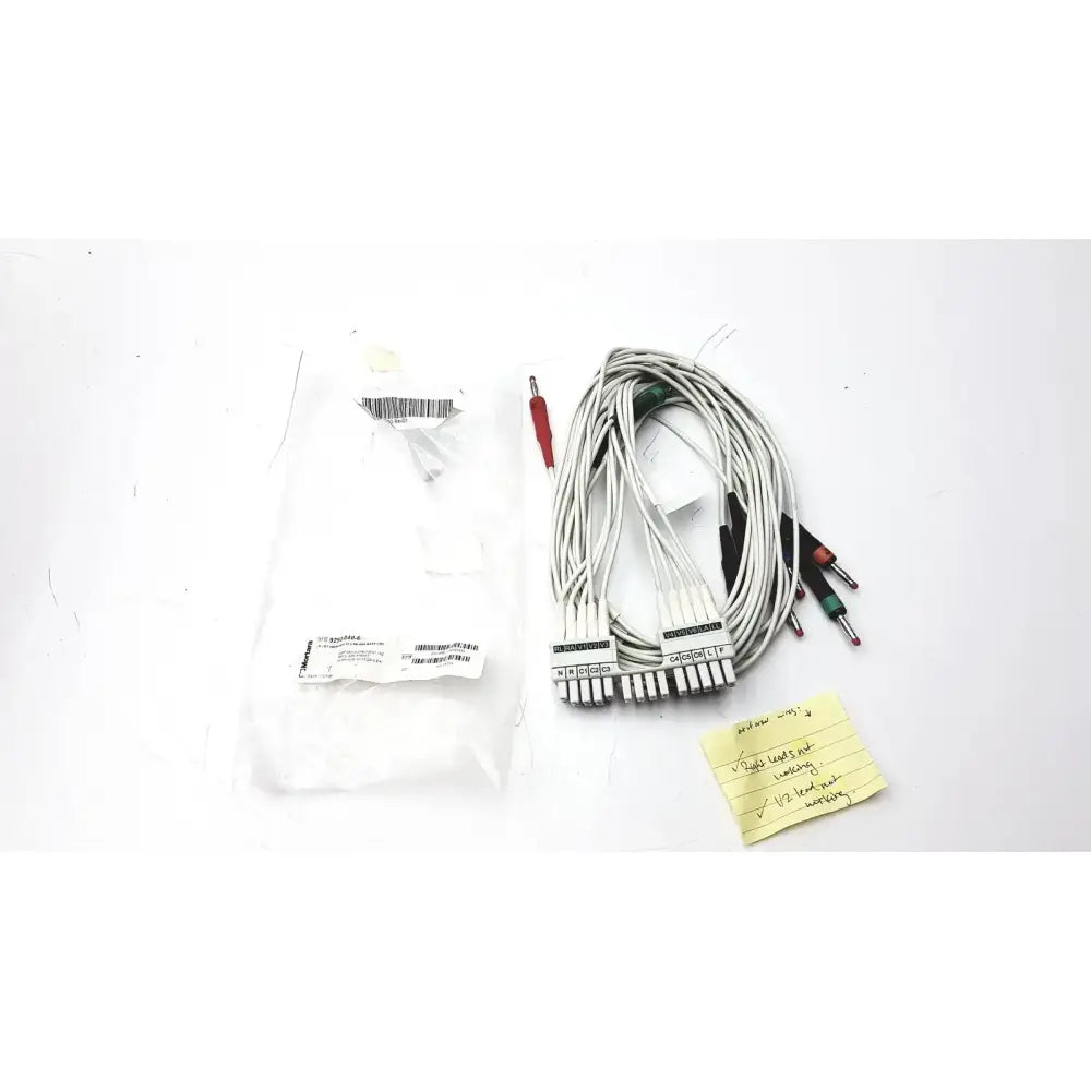 Mortara 9293-046-60 WAM 10-Wire Lead Set ECG Lead Set, as-is (for parts) product photo 1