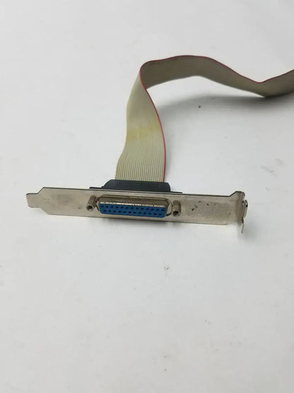 Unbranded Motherboard Parallel LPT Printer Port Cable Slot Bracket 25 Pin Socket Female Parallel LPT Port Bracket Cable, second-hand product photo 3
