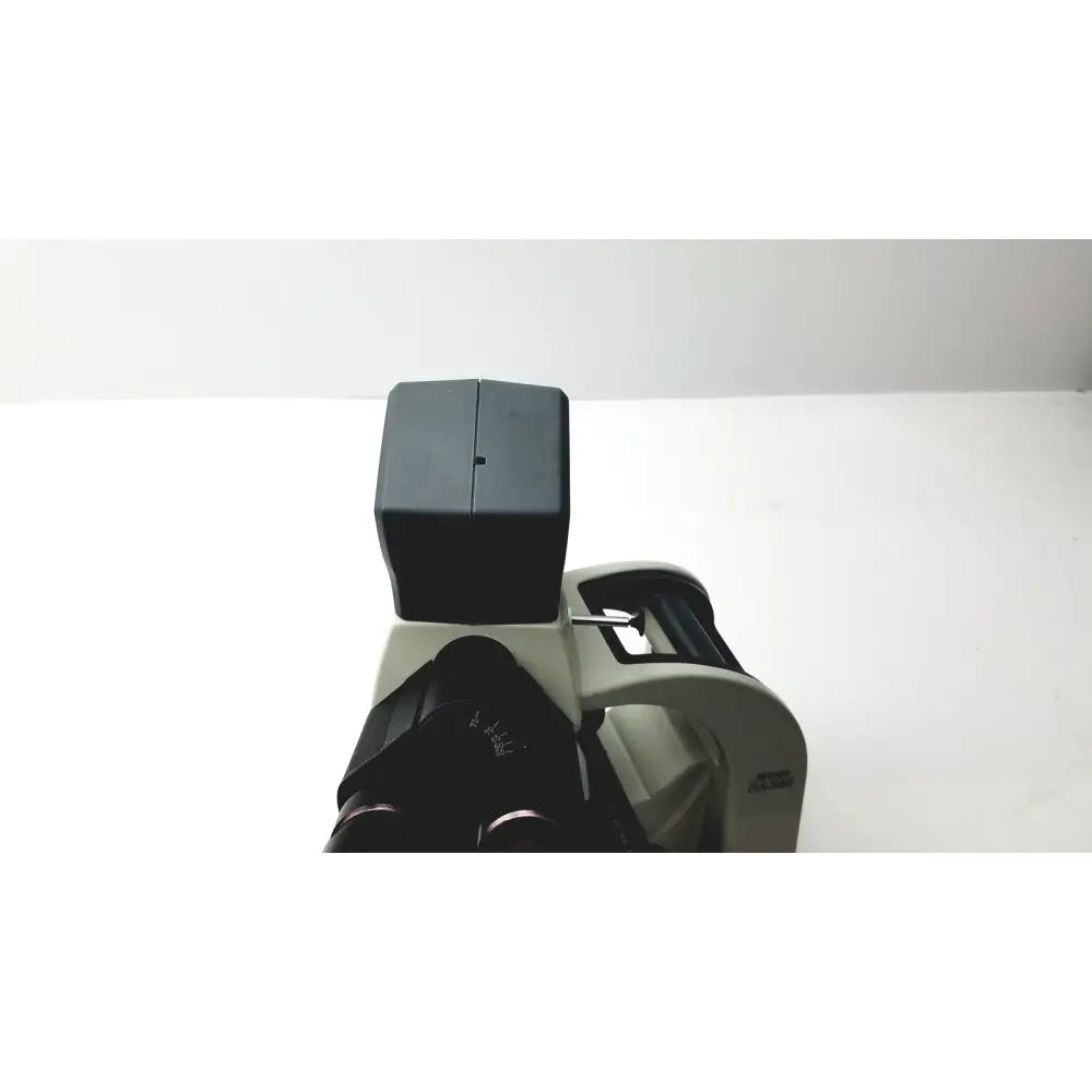Black and gray motic ba300 biological microscope with ergonomic design for precise laboratory analysis