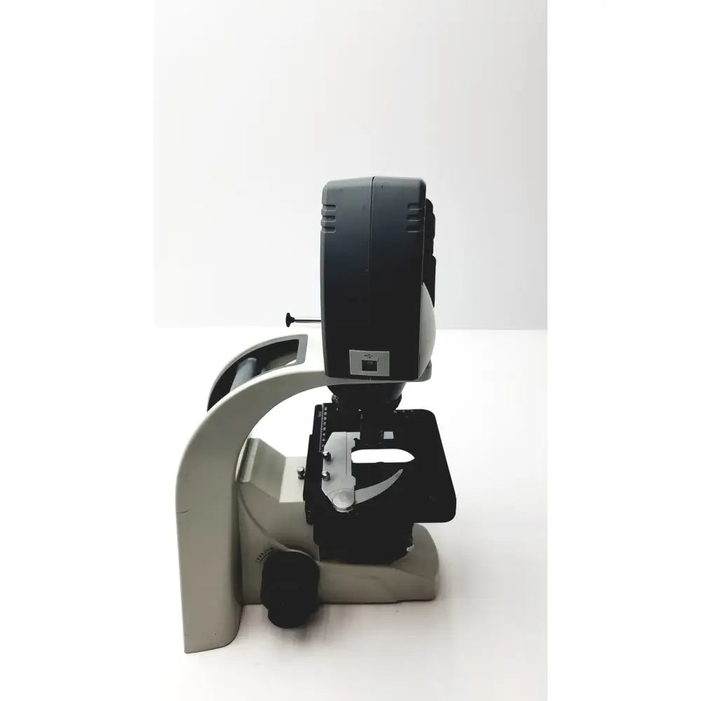 Black and gray digital motic ba300 biological microscope with sleek modern design tested for precise laboratory use
