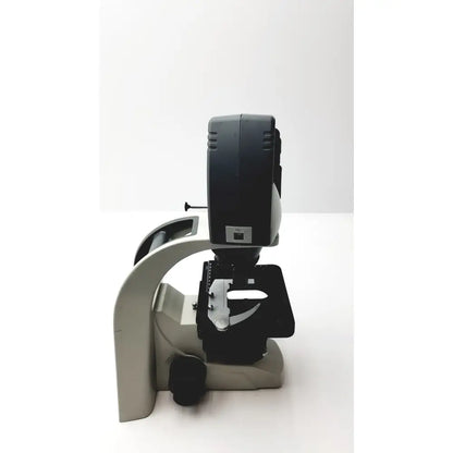 Black and gray digital motic ba300 biological microscope with sleek modern design tested for precise laboratory use