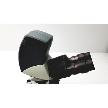 Black and gray dual eyepiece motic ba300 biological microscope with sturdy ergonomic design tested for quality