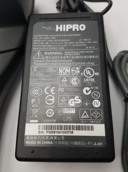 Motorola Symbol Barcode Scanner STB2078 With HIPRO HP02040D43 Barcode Scanner Cradle, second-hand product photo 3