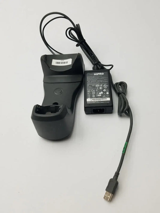 Motorola Symbol Barcode Scanner STB2078 With HIPRO HP02040D43 Barcode Scanner Cradle, second-hand product photo 1