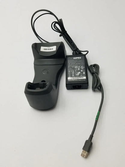 Motorola Symbol Barcode Scanner STB2078 With HIPRO HP02040D43 Barcode Scanner Cradle, second-hand product photo 1