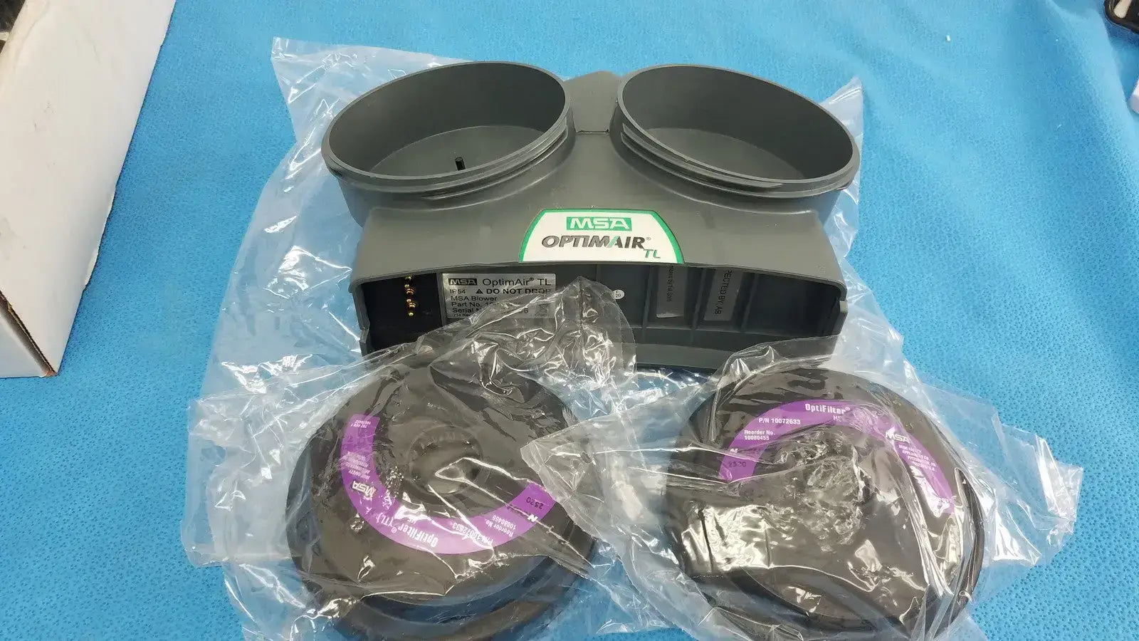 MSA OPTIMAIR TL PAPR KIT For Respirator Facepieces 10081114 Powered Air-Purifying Respirator Kit, second-hand product photo 13