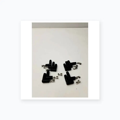 MSD Ignition Spark Plug Wire Terminals & Black 90 Degree Right/Left Angle Boots Ignition Wire Terminals and Boots, second-hand product photo 2